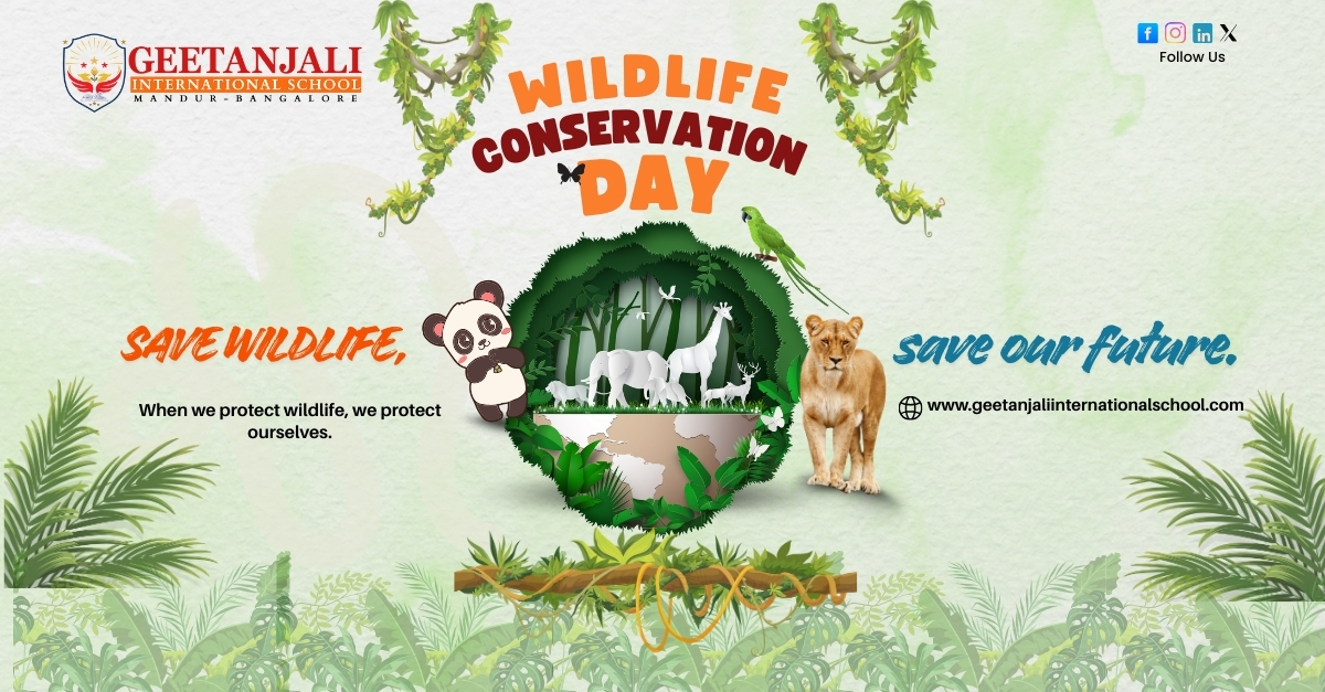Wildlife Conservation Day 2026 at Geetanjali International School, Mandur